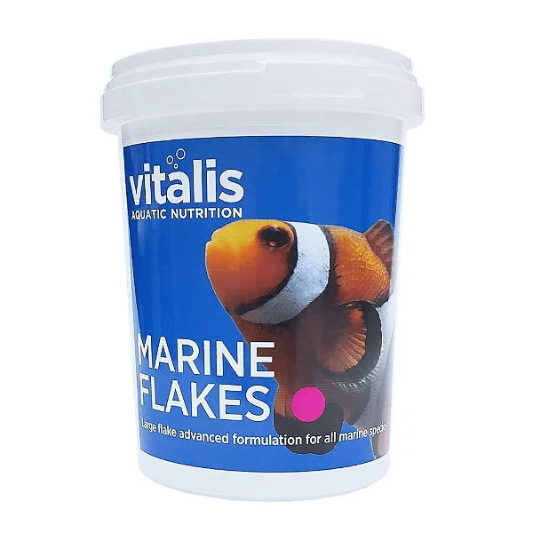 Vitalis Marine Flakes 40g Ração Flocos Para Peixes Marinhos
