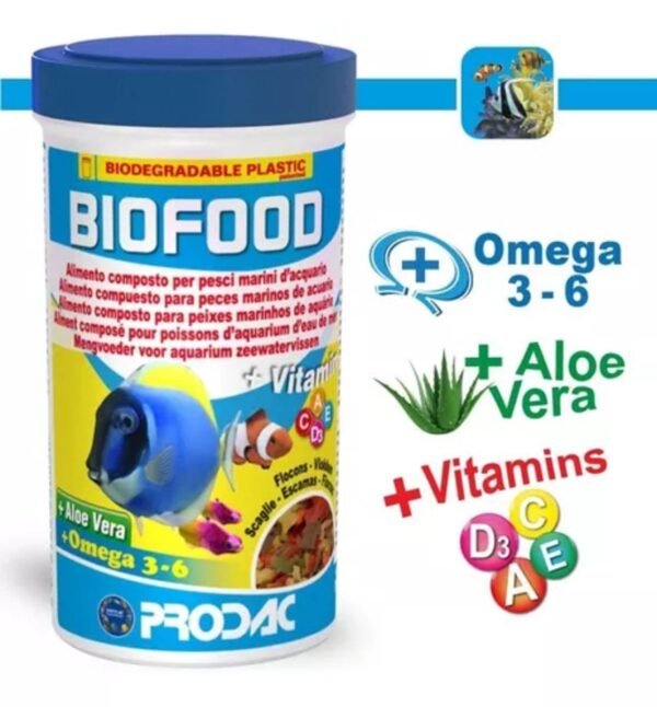 RAÇÃO PRODAC MARINE BIOFOOD FLAKES 50G