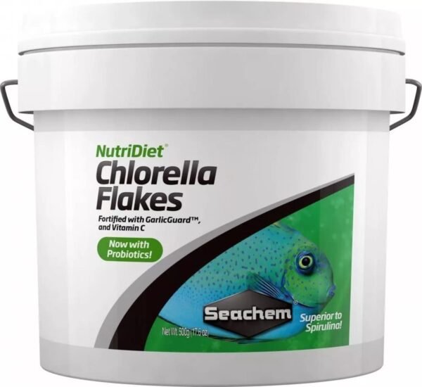 a275bc22a36fdf477f1d08f69ec4923e.jpg NUTRIDIET CHLORELLA FLAKES W PRO 500G - SEACHEM