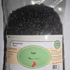 Semente De Niger Para Pássaros - 500g