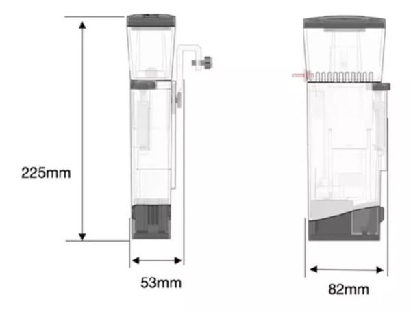 aa8c87a3cffb296ee00390165a5b9d2b.jpg Skimmer Bubble Magus Mini Q Aquarios Até 75l - Bivolt