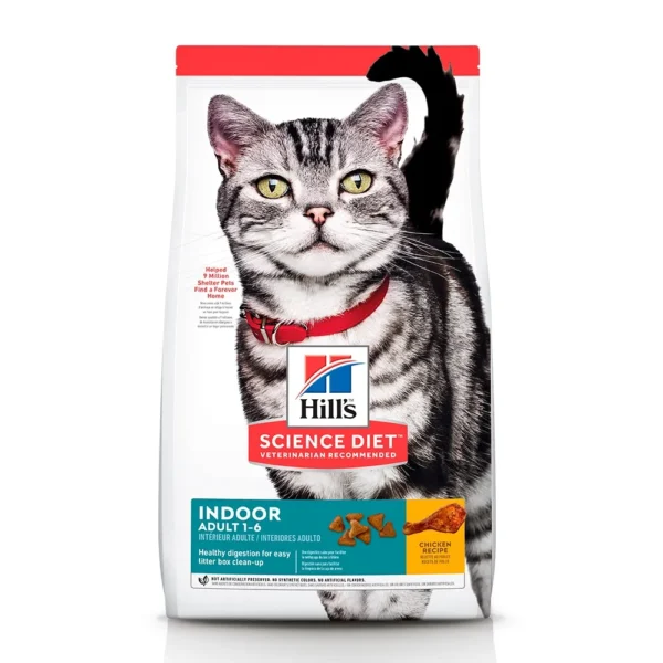 Ração Hill's Science Diet Indoor para gatos adultos 1,58kg