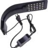 LUMINARIA LED SOMA X5 PRETA (10W) LED BRANCO/AZUL 127V