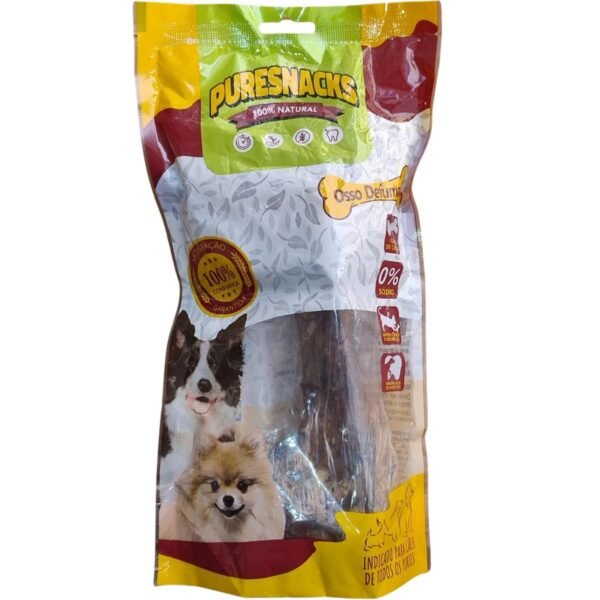 OSSO NATURAL P/ CÃES BOVINO DEFUMADO PEQUENO