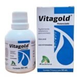 SUPLEMENTO VITAMÍNICO P/ ANIMAIS VITAGOLD POTENCIADO- 50ML