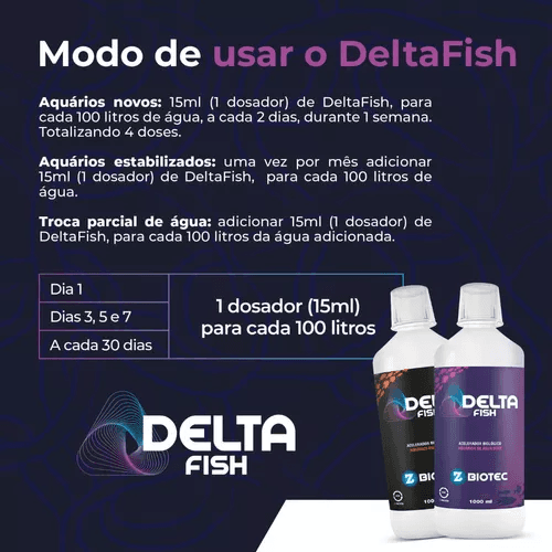 DELTAFISH 500 ML MARINHO Acelerador Biológico