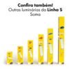 LUMINARIA LED SOMA S- 800 (26W) LED WRGB AUTOVOLT
