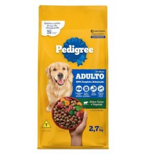 c3c49f92d054478db8d87f7372ea1911.jpg RAÇÃO PEDIGREE CÃES ADULTOS SABOR CARNE E VEGETAIS 2,7KG
