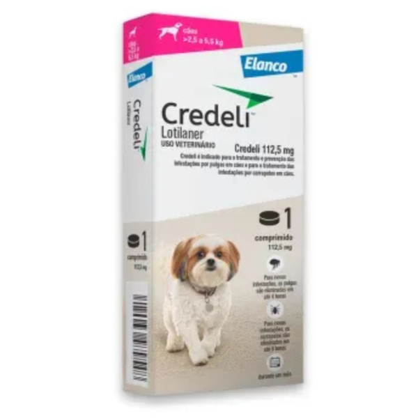 ce2a99a8e418b5ea25545d8687e24d03.png CREDELI ANTIPULGAS P/ CÃES 112.5MG - 1 COMPRIMIDO