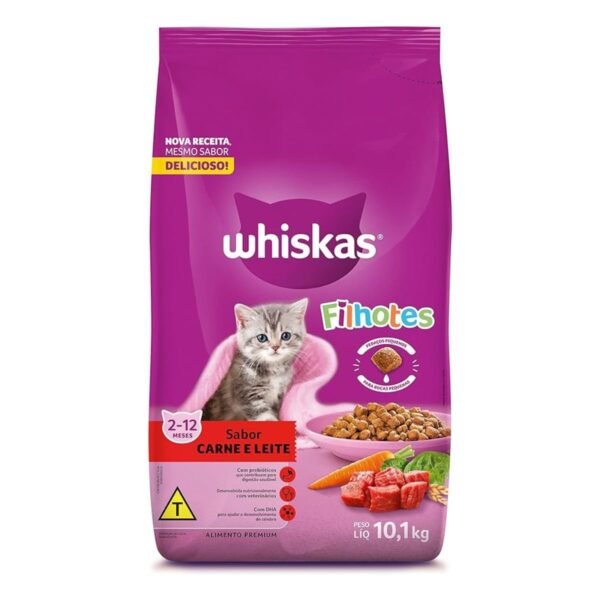 ceb5da3f3d3b7c1a516b1fab87a149ba.jpg RAÇÃO WHISKAS GATOS FILHOTES SABOR CARNE E LEITE 500G