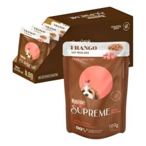 KIT 18UN SACHÊ QUATREE SUPREME P/ CÃES ADULTOS FRANGO 100G