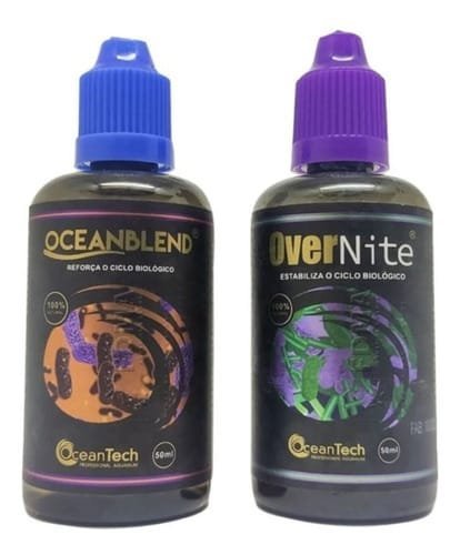 Kit Oceantech - Overnite + Oceanblend 50ml Reforço Biológico