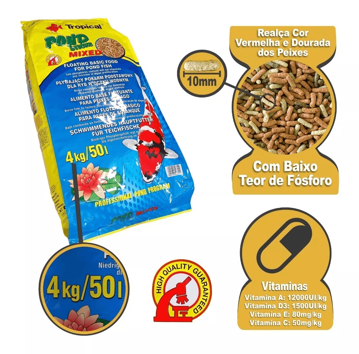 d4aa61a3b27a803fd43cdedde6a6efaa.png POND STICKS MIXED - BAG 4KG (50L) - TROPICAL