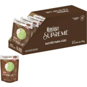 KIT 18UN SACHÊ QUATREE SUPREME P/ CÃES ADULTOS CORDEIRO 100G