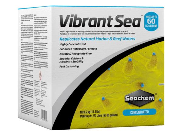 Sal Marinho Seachem Vibrant Sea - 6,25 Kg