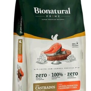 e10e0aa2e4182d1ccd17819ec6cde3ea.jpg RAÇÃO BIONATURAL GATOS CAST SALMAO 7,5KG