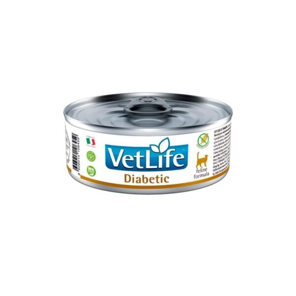 eaabed09a50610bc9ef5ffb8fe01c48c.jpg RAÇÃO ÚMIDA VET LIFE DIABETIC PARA GATOS 85G
