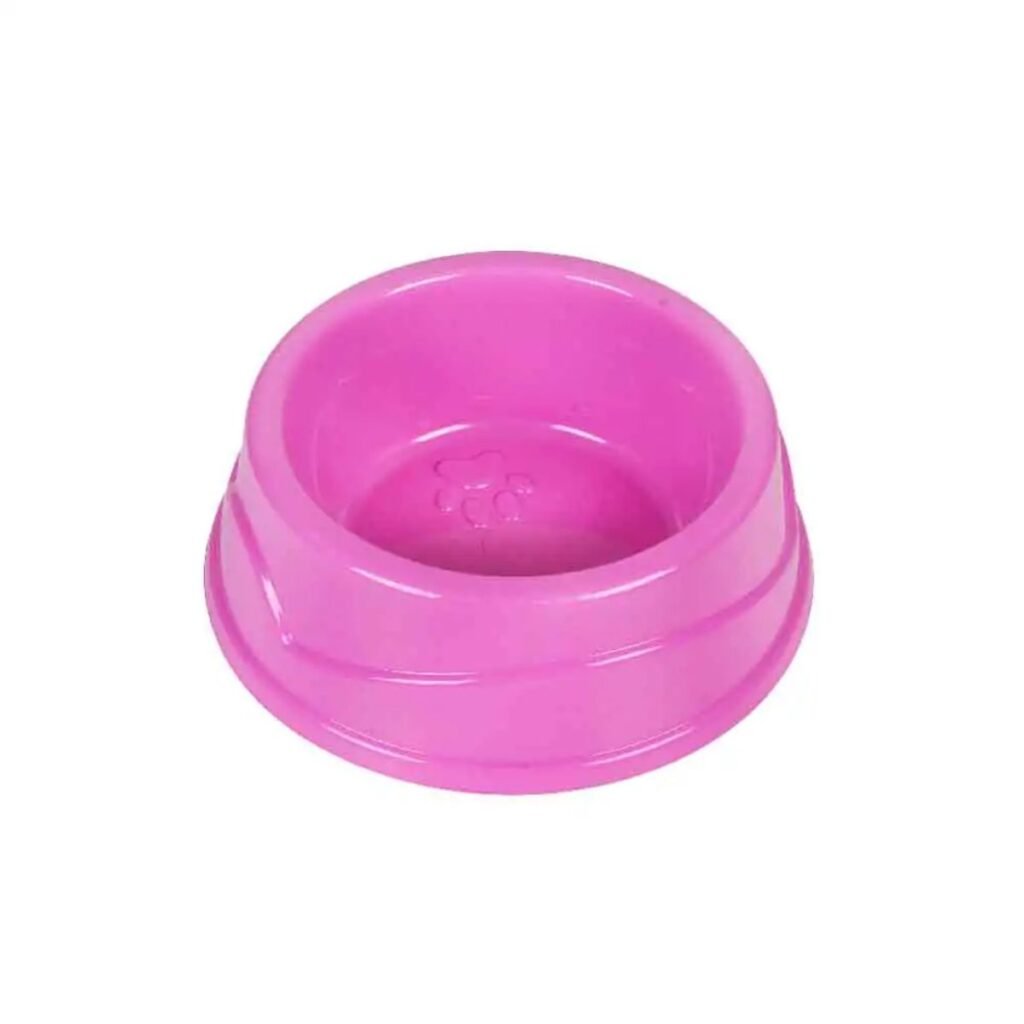 COMEDOURO PLASTICO 1,000ML ROSA -FOUR