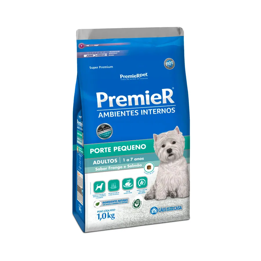 PREMIER AMBIENTES INTERNOS ADULTOS 1,0 KG