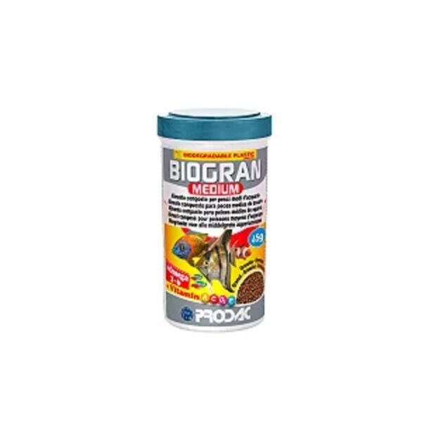 Ração Prodac Biogran Medium 45g - Para Água Doce E Marinho