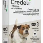 CREDELI ANTIPULGAS P/ CÃES 225MG - 3 COMPRIMIDOS