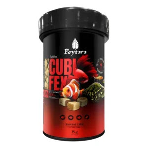 fd59721e0a0fd691d5d94c4a646744dd.webp Ração Poytara Natural Line Cubifex Tubifex 8g Peixe Aquarios