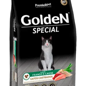 ra-o-golden-special-sabor-frango-e-carne-para-gatos-castrados-yugxqo1h84 GOLDEN SPECIAL GATOS CASTRADOS 10,1 KG SABOR CARNE FRANGO