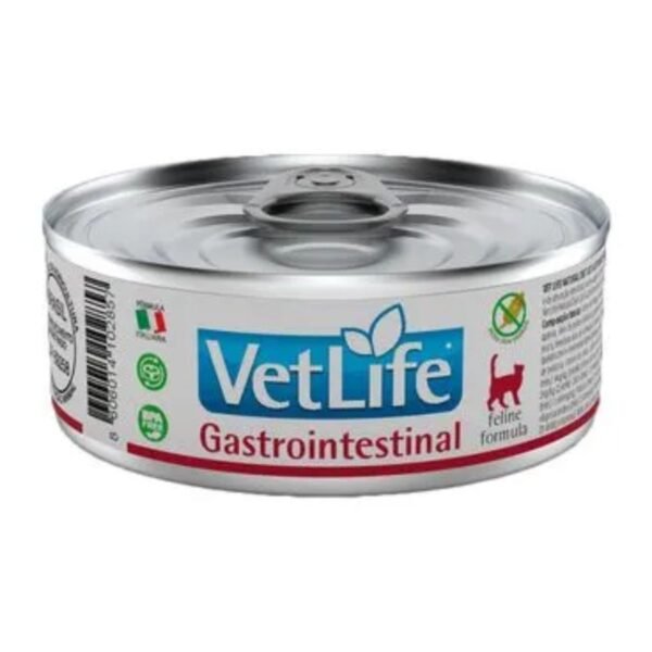 077bcc2e9783ebf48cc6219414a3b00f.jpg RAÇÃO ÚMIDA VET LIFE GASTROINTESTINAL PARA GATOS 85G