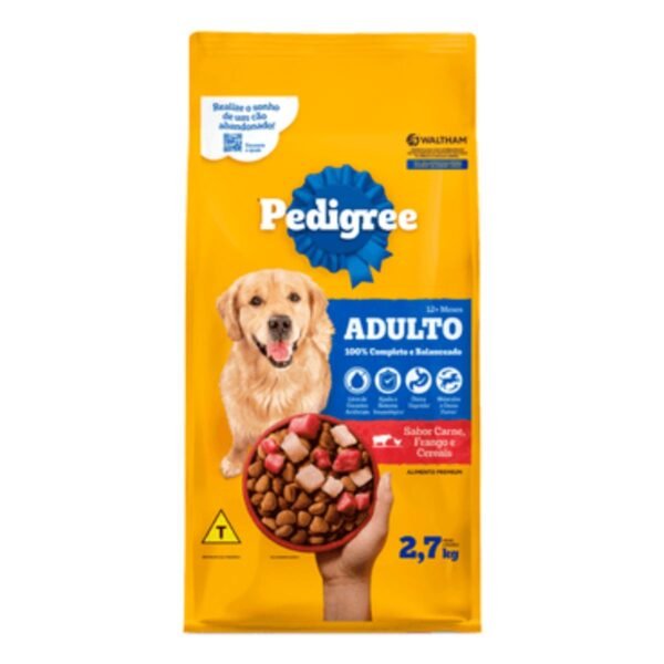 640b90b9d41801581ca86545fc58c10d.jpg RAÇÃO PEDIGREE CÃES ADULTOS SABOR CARNE E FRANGOS 2,7KG