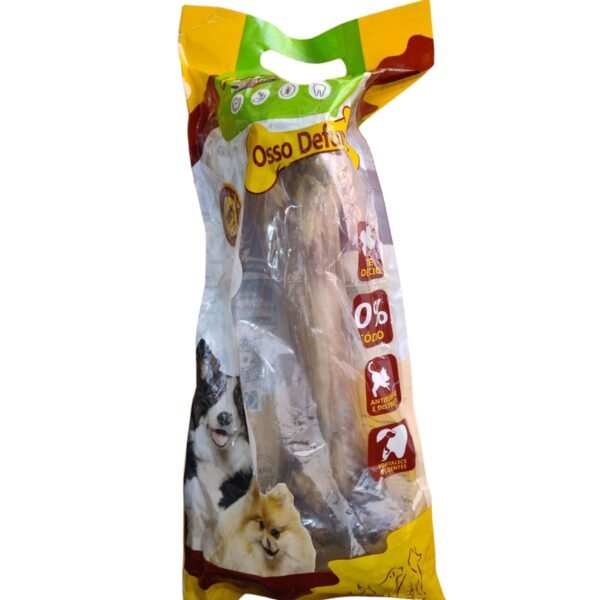 OSSO NATURAL P/ CÃES BOVINO DEFUMADO GRANDE