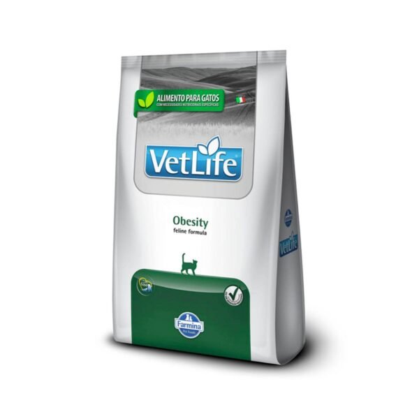 RAÇÃO VET LIFE OBESITY PARA GATOS ADULTOS 400G
