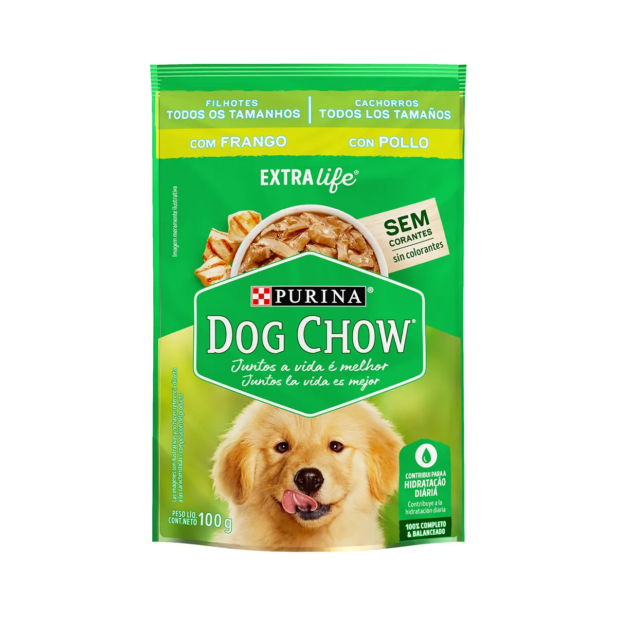 SACHÊ DOG CHOW FILH TDTM FRANGO 100G 1 UN
