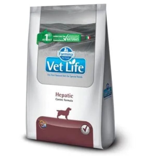 RAÇÃO VET LIFE HEPATIC PARA CÃES ADULTOS 2KG