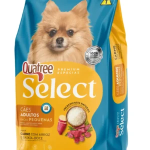Ração Quatree Select Cães Adultos Raças Pequenas Carne 1 Kg