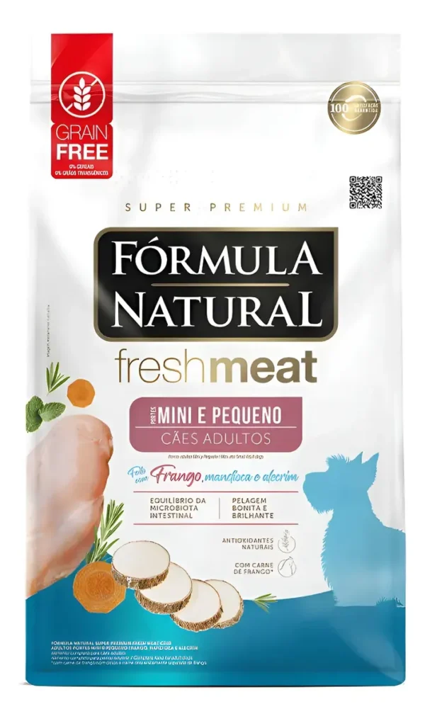 333e89fba25905e8fd43e16ceea5841e.webp Fórmula Natural Freshmeat Cães Adultos Min/peq 1kg