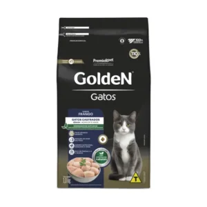 RAÇÃO GOLDEN GATOS CASTRADOS SENIOR 1,0 KG
