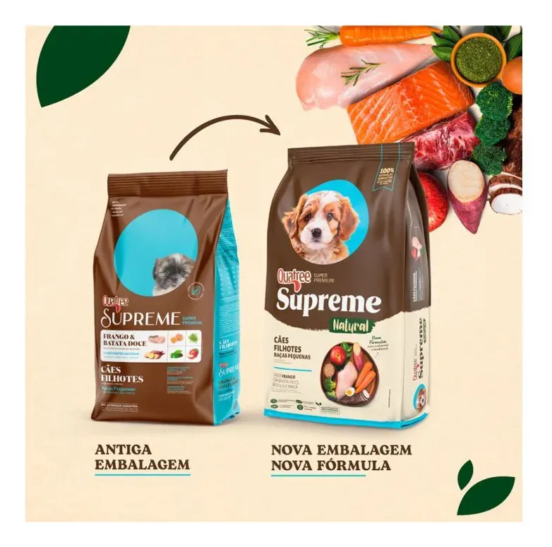 Ração Quatree Supreme Cães Filhotes Raças Pequenas 2,5kg - Imagem 4