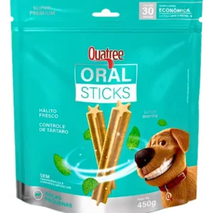QUATREE ORAL STICKS CAES RACAS PEQUENAS 450G