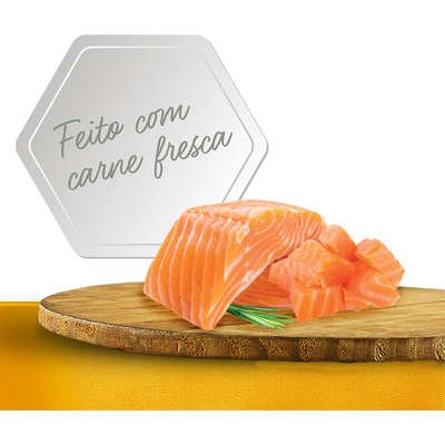 Ração Fórmula Natural Fresh Meat Salmão Gatos Castrados 1KG