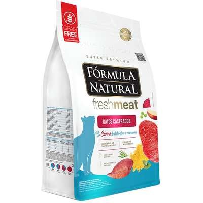 d12a808de6d73a91d5594ccaa39aee8d.jpg Ração Fórmula Natural Fresh Meat GATO CAST CARNE 1KG