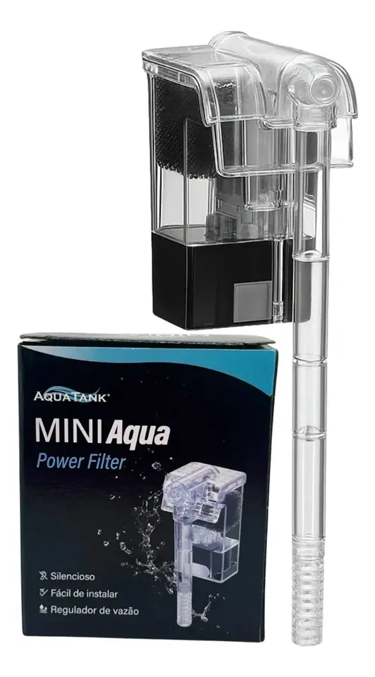Filtro Externo Hang-on P/ Aquarios Mini Aqua Aquatank 250l/h 127v