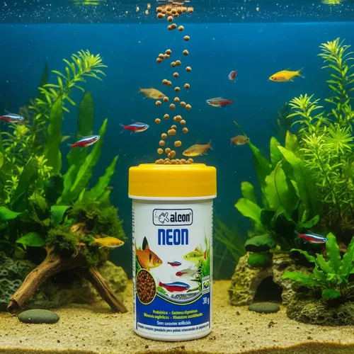 RAÇÃO PARA PEIXES ORNAMENTAIS ALCON GOLD NEON 30 GR - Imagem 2